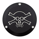 Derby Cover Skull Black For 70-99 B.T. NU