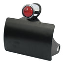 Curved License Plate Bracket Black For 57-21 XL Sportster With LED Old School Tail Light