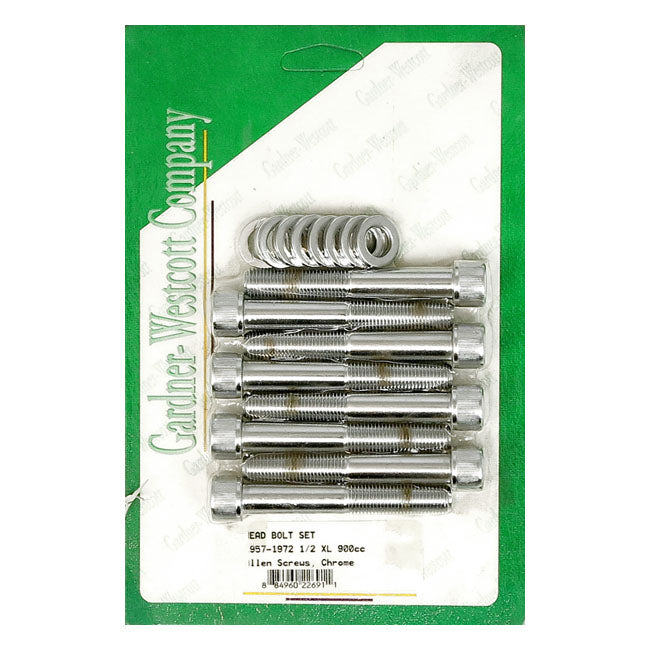 Allen Heads Bolts Chrome