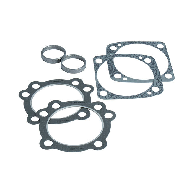 Cylinder Head / Base & Exhaust Gasket Kit - 3-1/2" For 84-99 Evo B.T. With Standard 3.5" Bore Cylinders NU