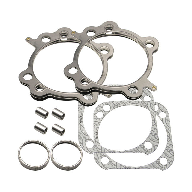 Cylinder Head / Base & Exhaust Gasket Kit - 4-1/8" Bore For 99-17 Twin Cam With 4-1/8" Bore Cylinders NU