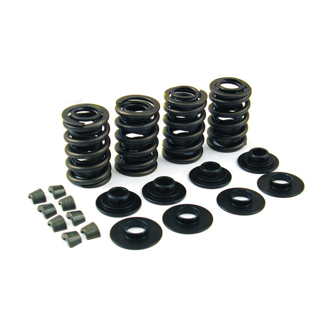 Valve Spring Kit Chromoly 0.600 Inch Lift For 84-99 Evo B.T.