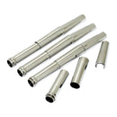 Billet 'A Cut Above' Aluminum Pushrod Cover Kit Polished For 84-99 Evo B.T. NU