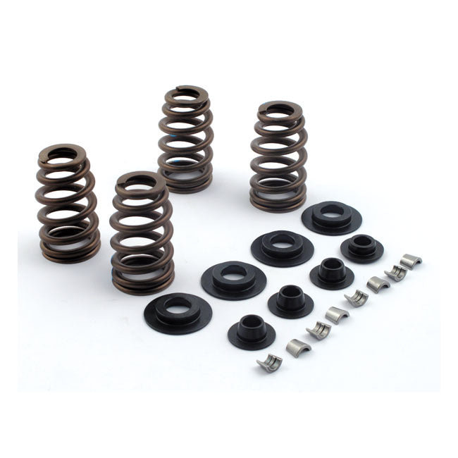 Valve Spring Kit Chromoly 0.600 Inch Lift For 05-17 NU Twin Cam Excluding 110 Inch