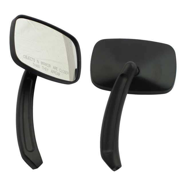 Square Doc Mirror Set Black