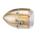 Retro LED Taillight Matt Brass
