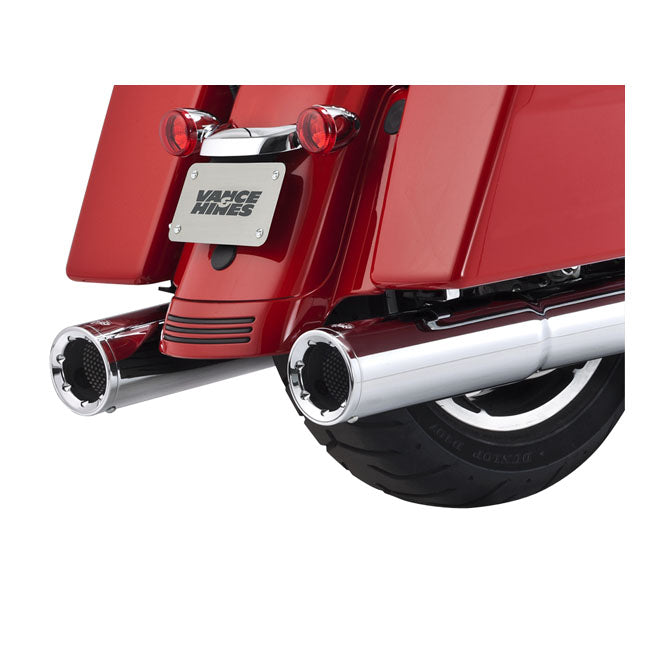 Hi-Output Slip-On Mufflers Chrome For 17-23 Touring Excl. Trikes