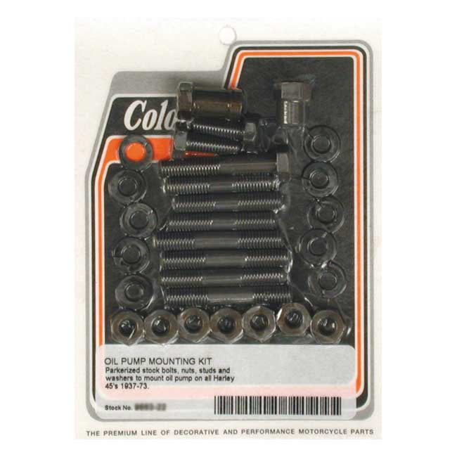 Oil Pump Mount Kit OEM Style Parkerized