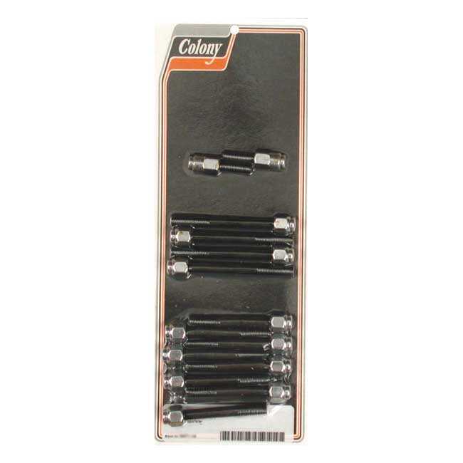 Sportster Rocker Box Bolt Kit Cap Style Chrome For 77-85 XL NU