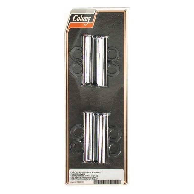 Lower Pushrod Cover Kit Chrome For 40-47 Knucklehead NU