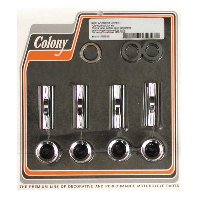 Upper Pushrod Cover Kit Chrome For 36-39 61" 1000cc Knucklehead NU