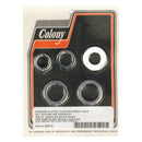 Grooved Front Axle Spacer Kit Chrome For 00-03 NU Dyna Excl. FXDWG/I