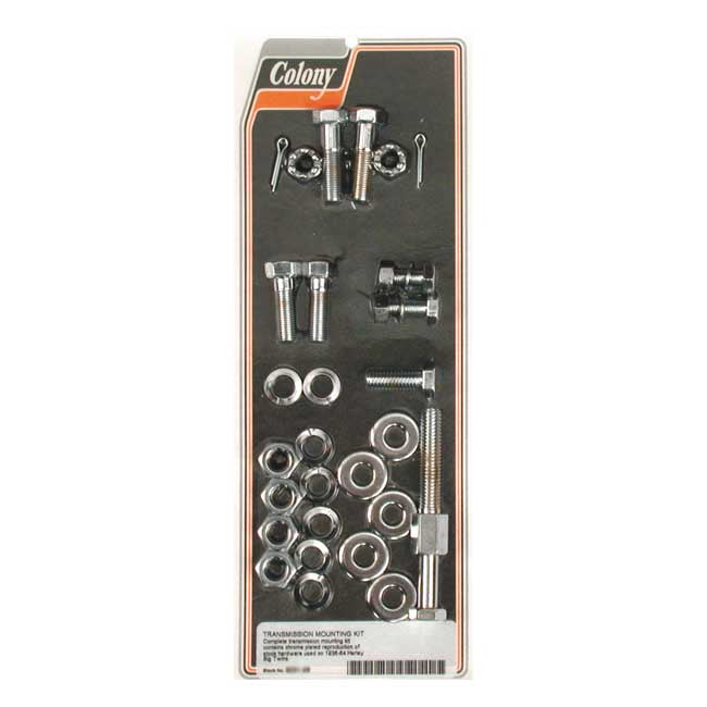 Transmission Mount Kit Chrome For 36-64 B.T. NU