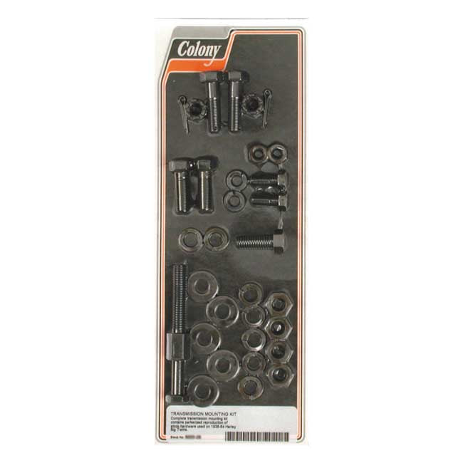 Transmission Mount Kit Black Parkerized