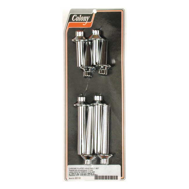 Cylinder Head Bolt Kit Chrome For L85-91 B.T.