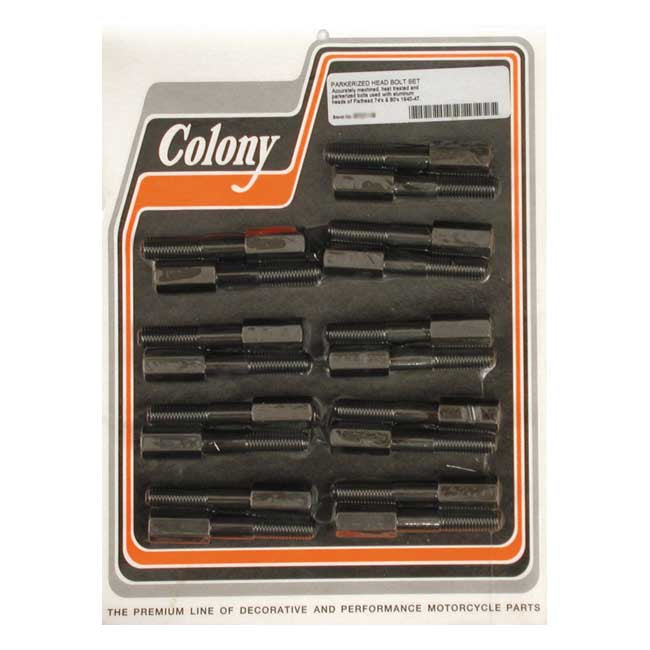 Head Bolt Kit Parkerized For 37-48 74/80" SV B.T. NU