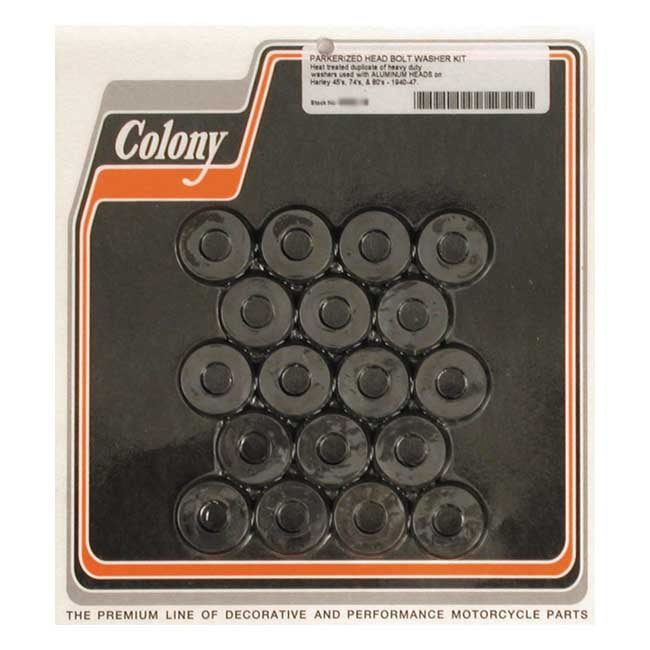 Head Bolt Washer Set Black Parkerized