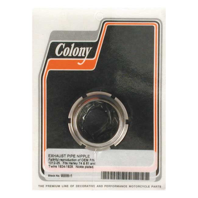 Exhaust Pipe Nipple Nickel Plated