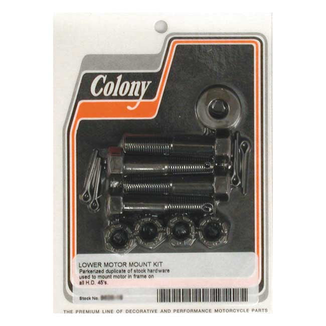 Lower Motor Mount Kit Parkerized