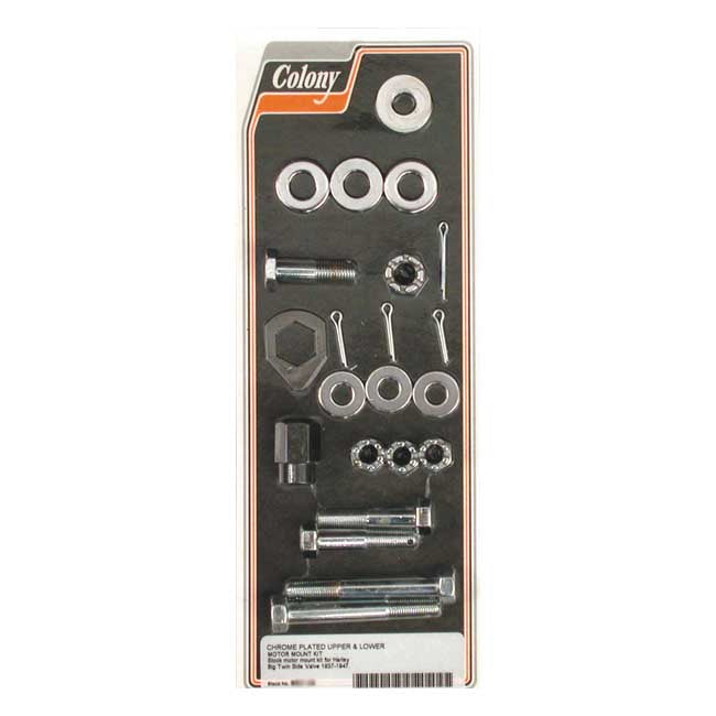 Motor Mount Kit Chrome For 37-48 SV B.T. NU