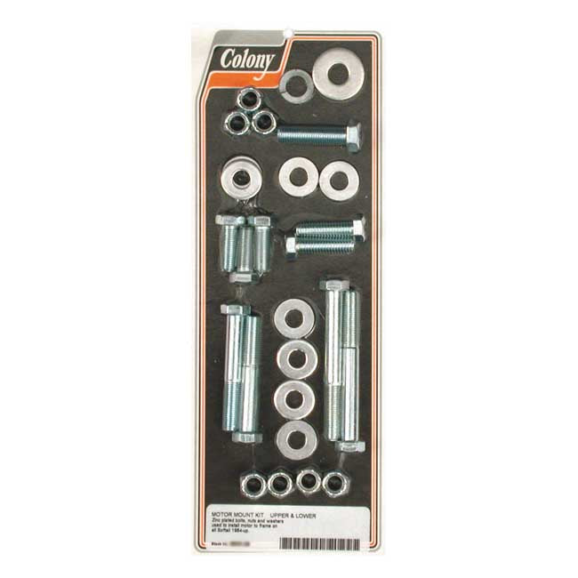 Motor Mount Kit Zinc For 84-99 Softail NU