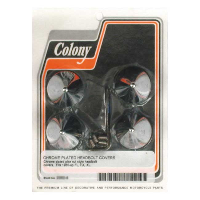 Head Bolt Cover Kit Pike Chrome