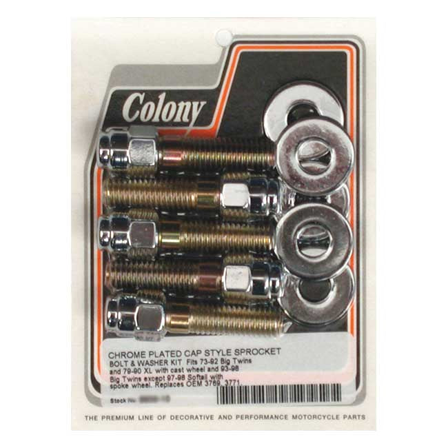 Sprocket Bolt Kit Cap Style
