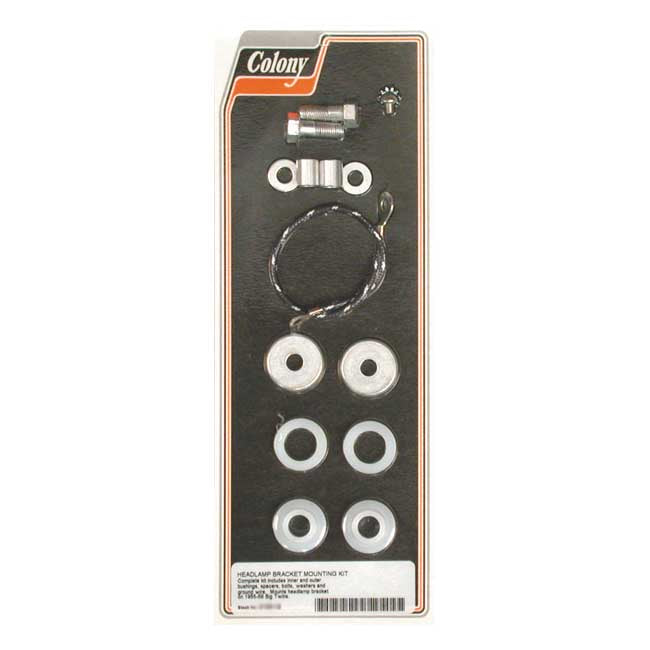 Headlamp Bracket Mount Kit Zinc