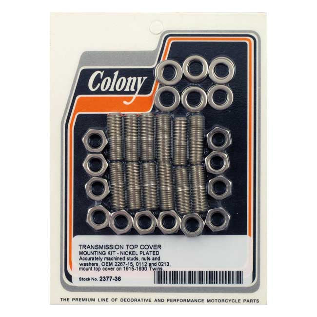 Transm Top Cover Mount Kit Nickel Plated