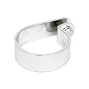 Muffler P-Clamp 2-1/2 Inch Chrome With Short Mount Strip