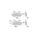 Disc Pad Organic Scooter