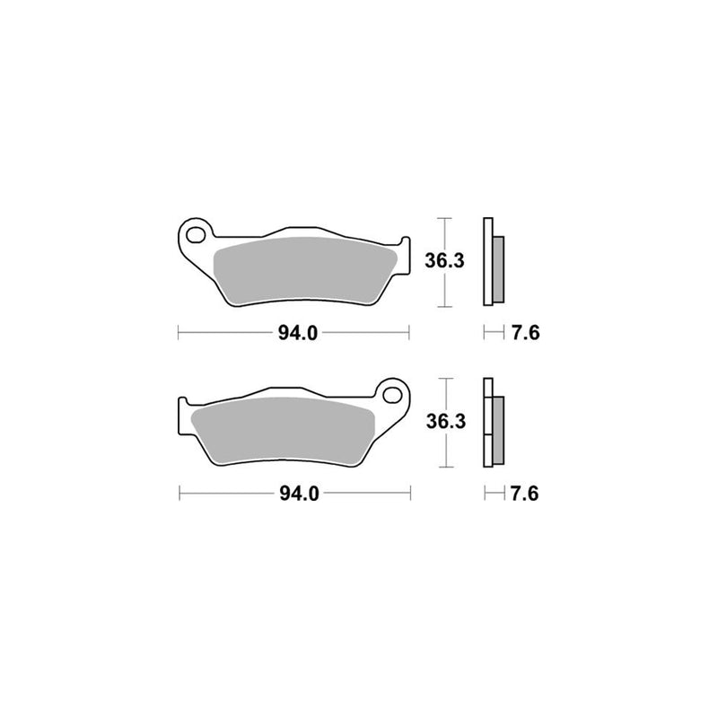 Disc Pad Organic Scooter