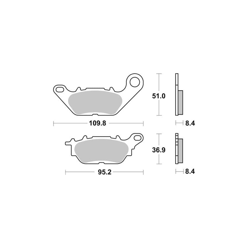 Disc Pad Organic Scooter