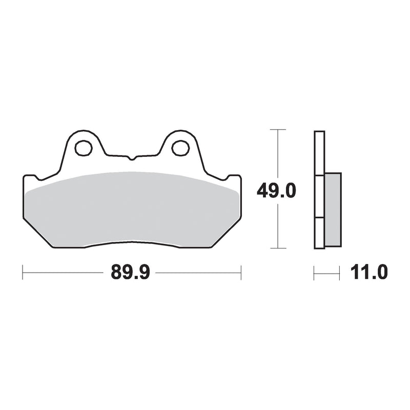 SR Supersport Sinter Rear Disc Pads -