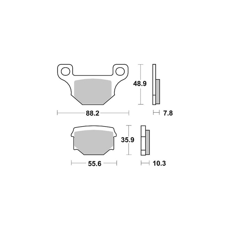 Disc Pad Organic