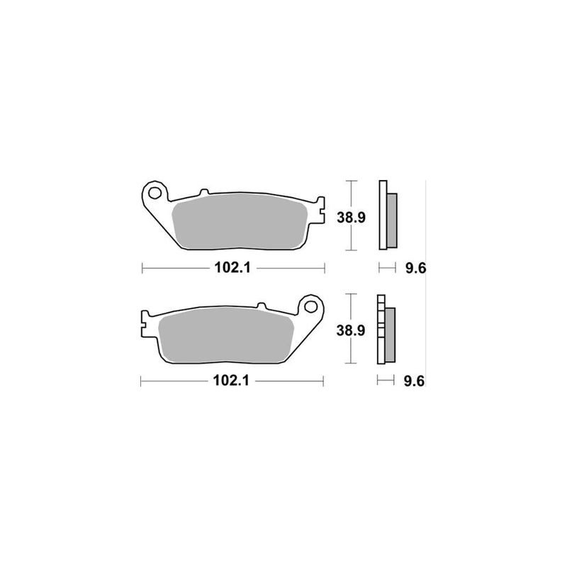 Disc Pad Sinter Front