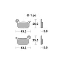 Disc Pad Offroad Sinter Competition