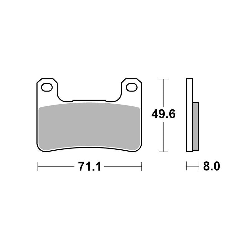SF Supersport Sinter Front Disc Pads -