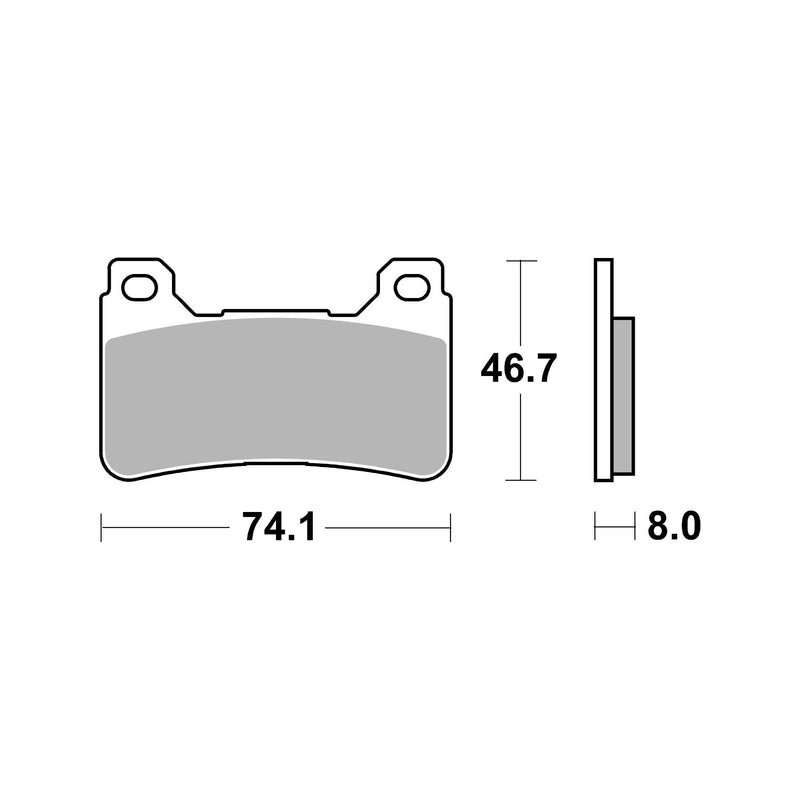 SF Supersport Sinter Front Disc Pads -