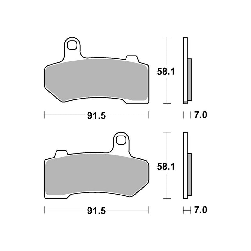 SF Supersport Sinter Front Disc Pads -