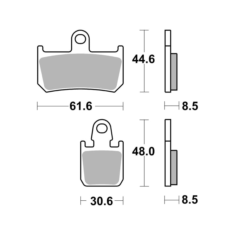 SF Supersport Sinter Front Disc Pads -