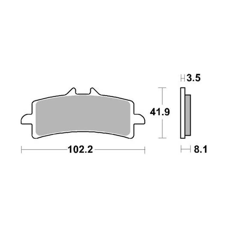 SF Supersport Sinter Front Disc Pads -