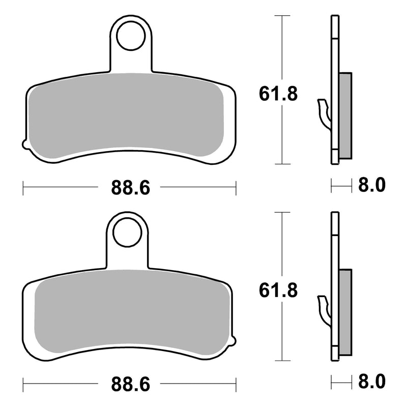SF Supersport Sinter Front Disc Pads -