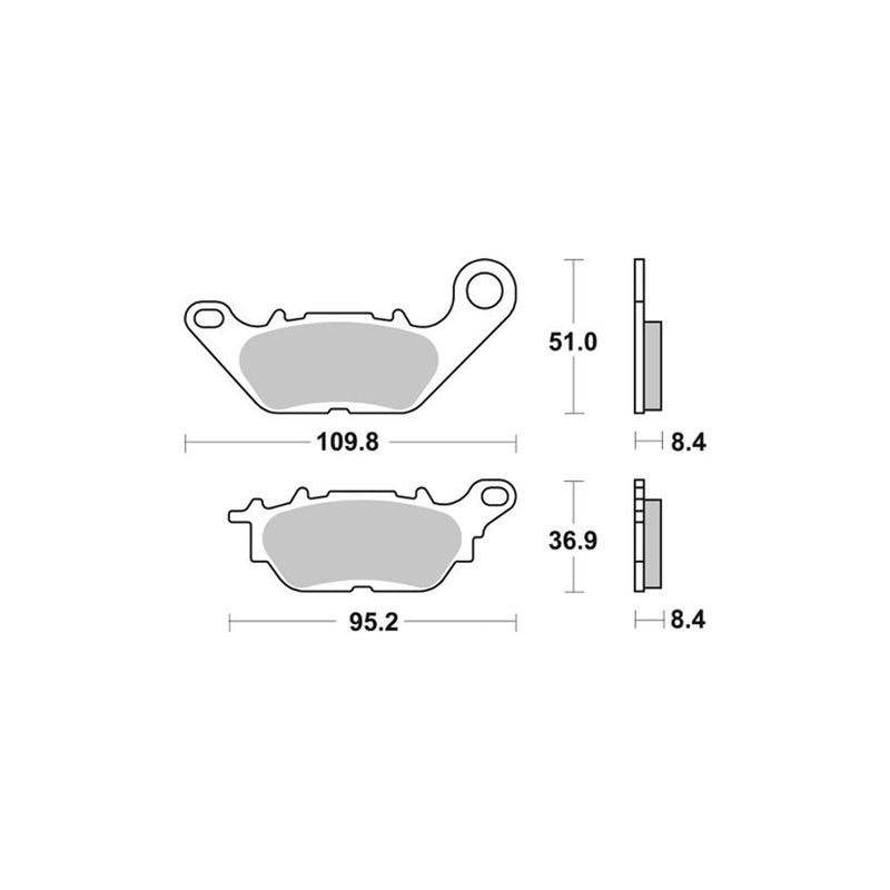 Disc Pad Organic
