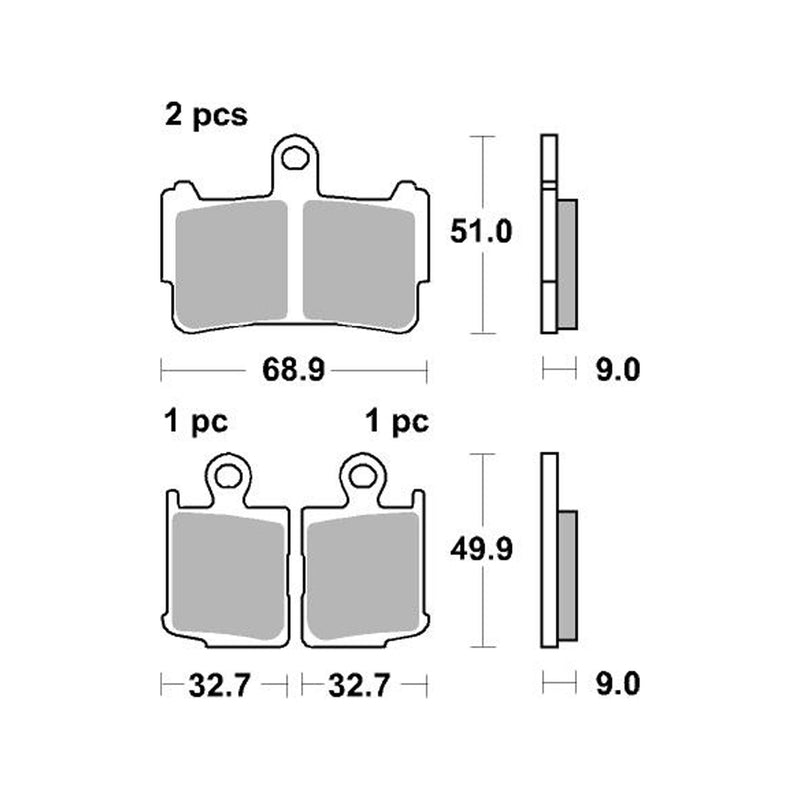 SF Supersport Sinter Front Disc Pads -