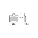 Disc Pad Offroad Sinter Competition