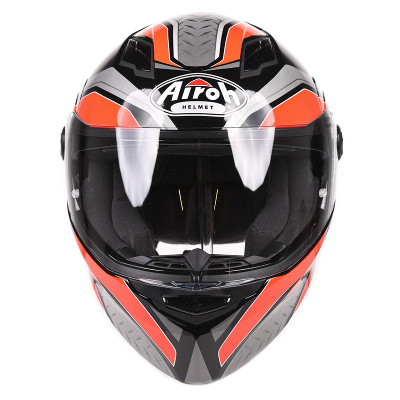 Movement S Full Face Helmet Steel Gloss Orange