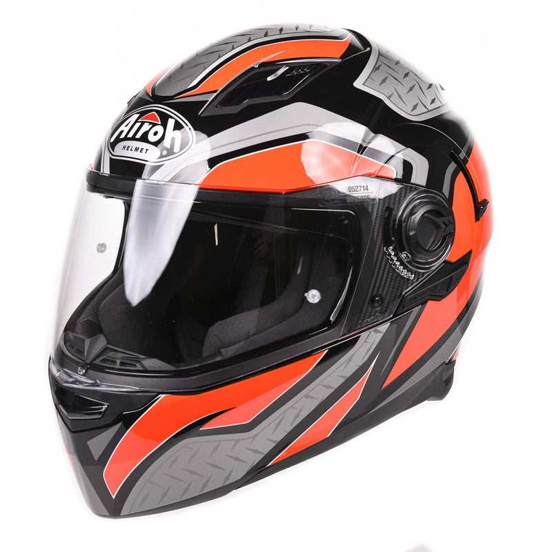 Movement S Full Face Helmet Steel Gloss Orange