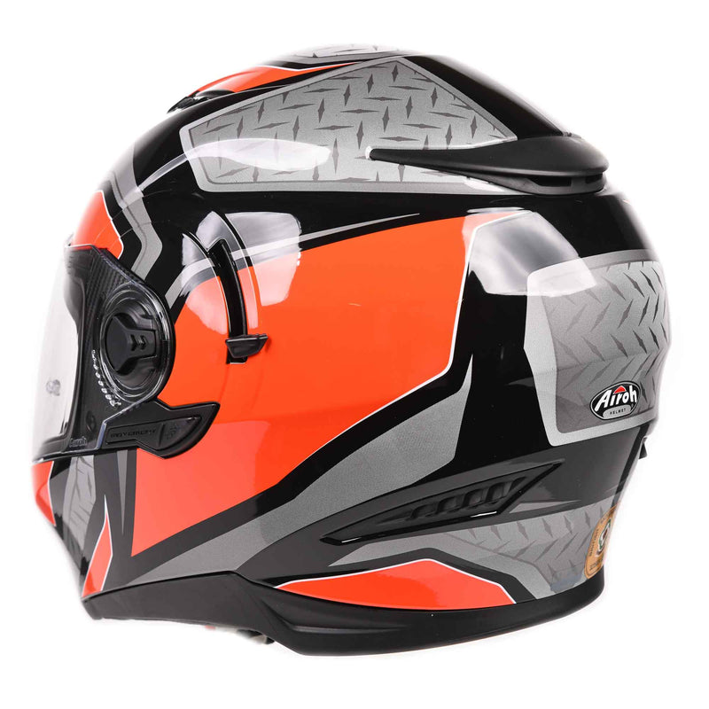 Movement S Full Face Helmet Steel Gloss Orange