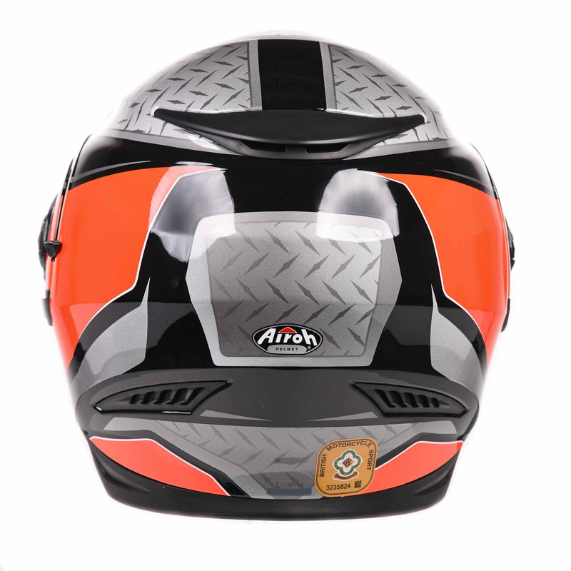 Movement S Full Face Helmet Steel Gloss Orange